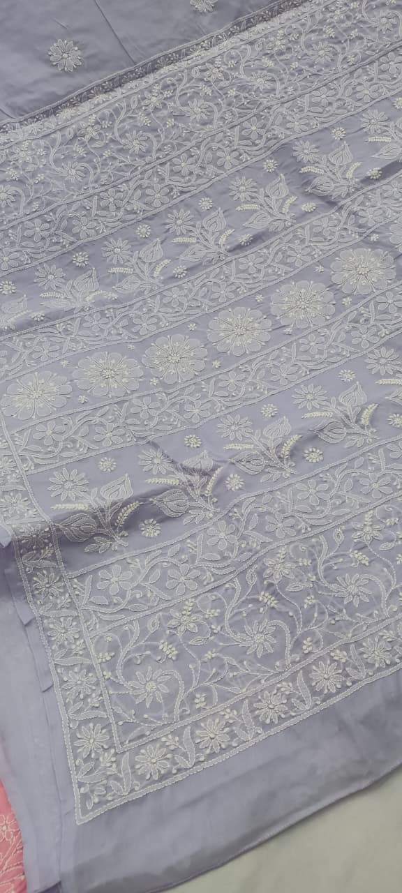Premium Cotton Chikankari Short Top 